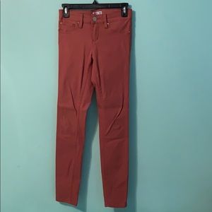 Rosy Red Skinny Jeans